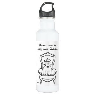 The Cat is the Queen 710 Ml Water Bottle