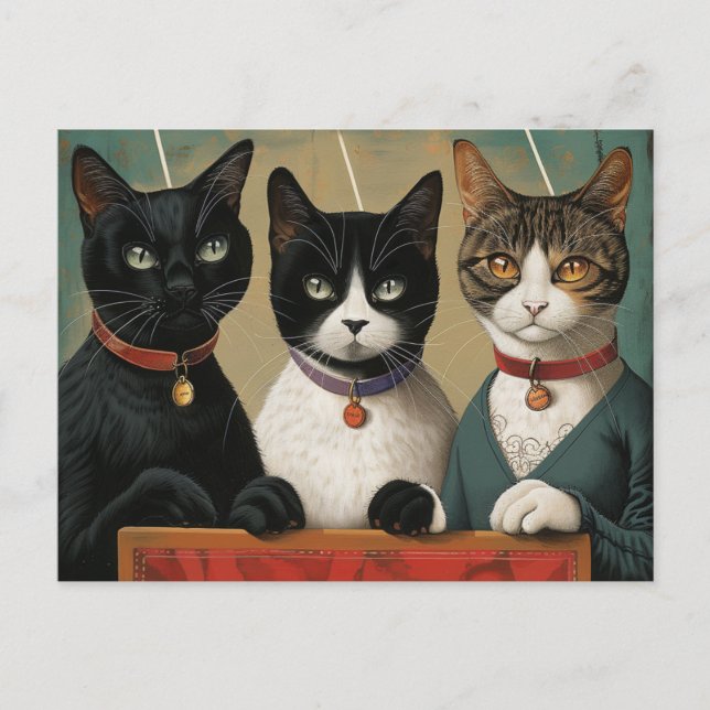 The Cat Ladies Vote Postcard (Front)