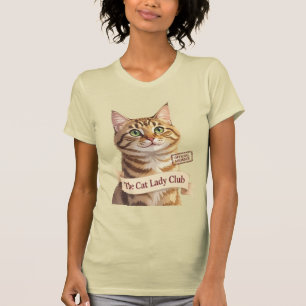 The Cat Lady Club Proud Tabby Member T-Shirt