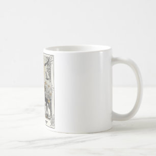 The Cat Lady Tarot Card Vintage Gothic Women Cat M Coffee Mug
