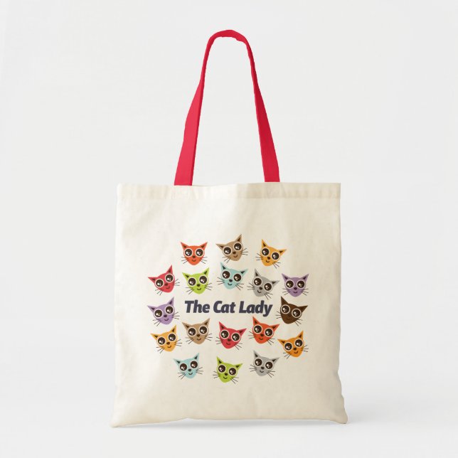The Cat Lady Tote Bag (Front)