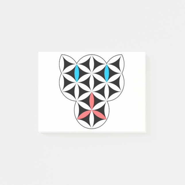 The Cat Of Life - Sacred Animals 02, Light Post-it Notes (Front)