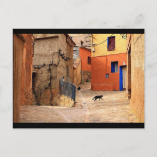 The Cat on My Street, Art  Postcard