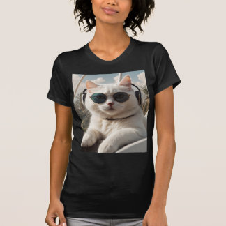 The cat-pilot. T-Shirt