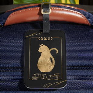 The Cat Tarot Card Luggage Tag
