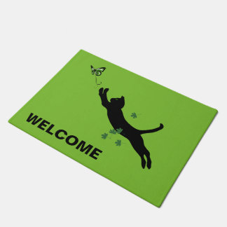 The Cat & The Butterfly Doormat