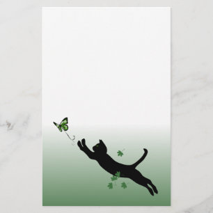 The Cat & The Butterfly Stationery