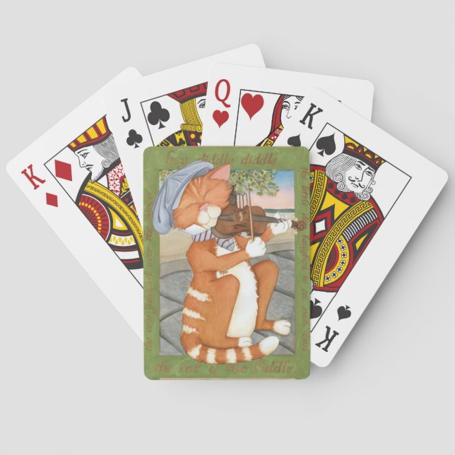 The Cat & The Fiddle Playing Cards (Back)