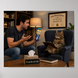 The Cat Therapist Poster