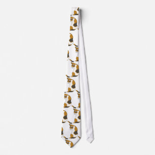 The cat which turns around (tortoise-shell cat) tie
