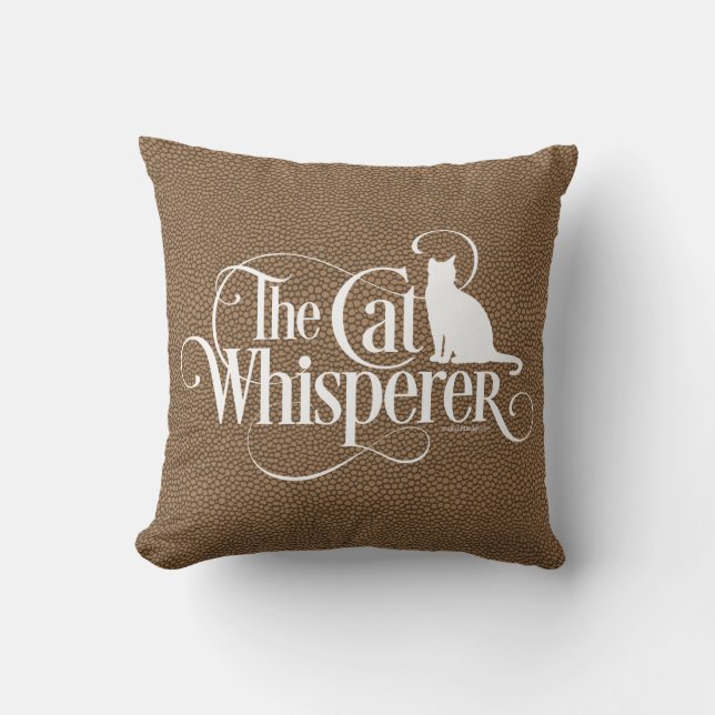 The Cat Whisperer Cushion (Front)