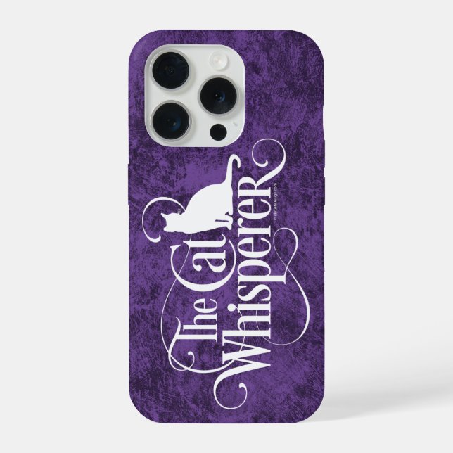 The Cat Whisperer iPhone Case (Back)