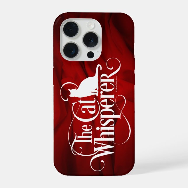 The Cat Whisperer iPhone Case (Back)