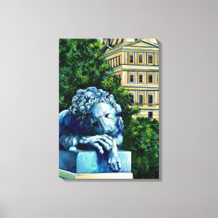 The Cat Who Ate The Canary Canvas Print