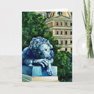 The Cat Who Ate The Canary Greeting Card