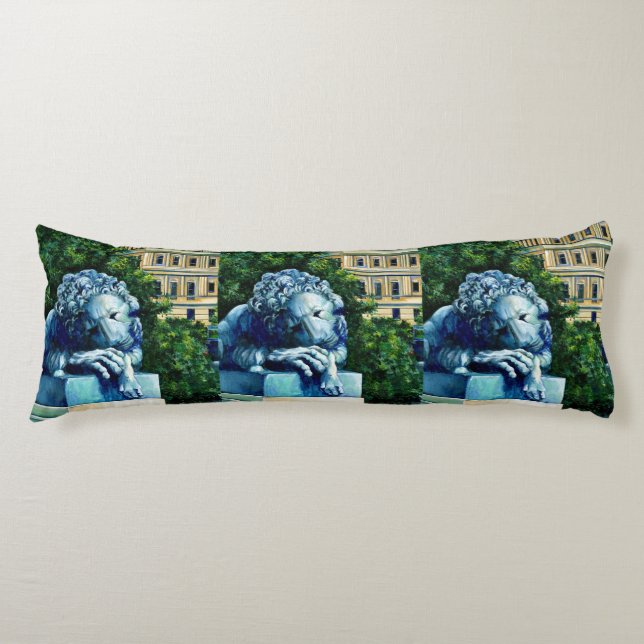 The Cat, Who ate the Canary, Washington DC Body Cushion (Front)