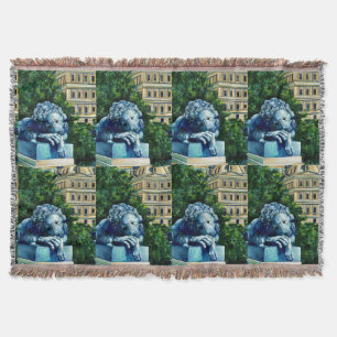 The Cat, Who ate the Canary, Washington DC Throw Blanket