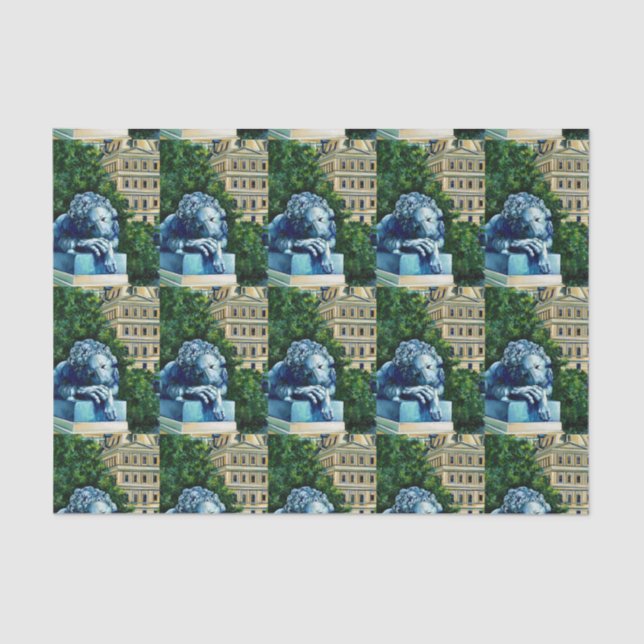 The Cat, Who ate the Canary, Washington DC Tissue Paper (Front)