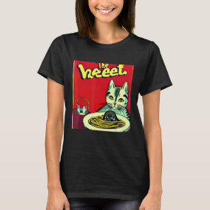The Cat Who Loves Spaghetti Kitten Kitty Vintage T-Shirt