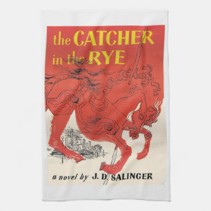 THE CATCHER IN THE RYE by J.D. SALINGER   Tea Towel