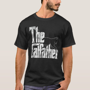 The Catfather Black Cat Father Mafia Whiskers Male T-Shirt