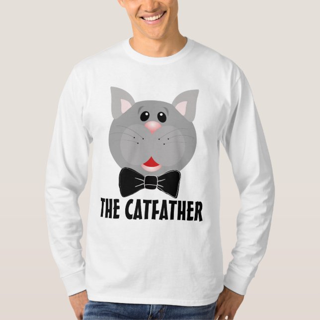 The CATFATHER, Cat Dad T-shirts (Front)