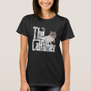 The Catfather Cute Cat Father Mafia Whiskers Male T-Shirt