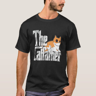 The Catfather Cute Cat Father Mafia Whiskers Male T-Shirt