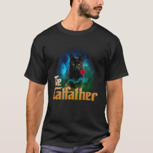 The Catfather  Kitten Cat   Dad Fathers Day  2 T-Shirt