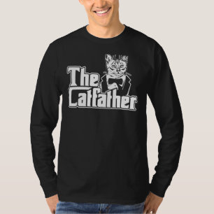 The Catfather Kitten Cat's Dad Animal Father Day T-Shirt