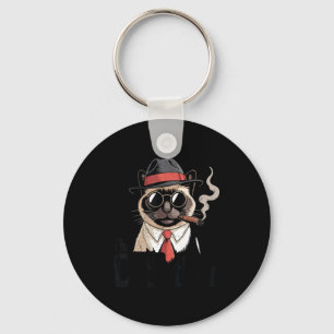 The Catfather Siamese Cat Dad Happy Father Day Gif Key Ring