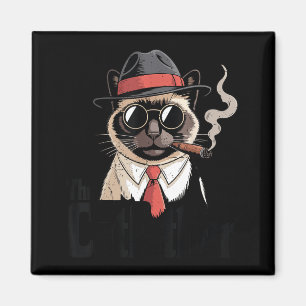 The Catfather Siamese Cat Dad Happy Father Day Gif Magnet