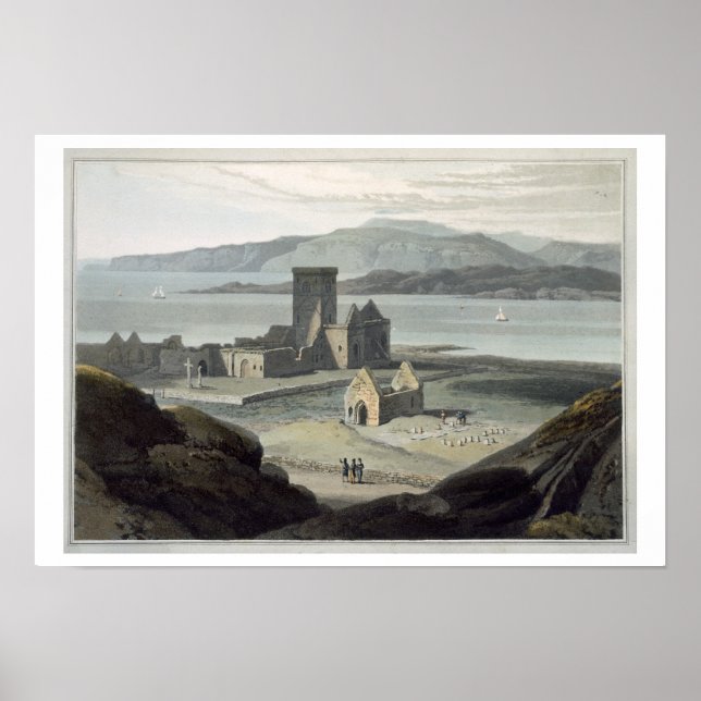 The Cathedral at Iona, from 'A Voyage Around Great Poster (Front)