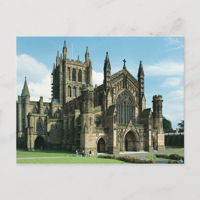 The Cathedral Church of the Blessed Virgin Mary an Postcard (Front)