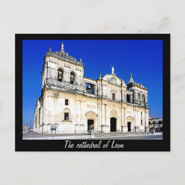 The cathedral of Leon Postcard (Front)