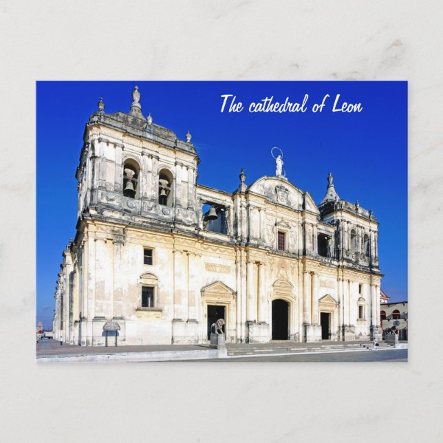 The cathedral of Leon Postcard (Front)