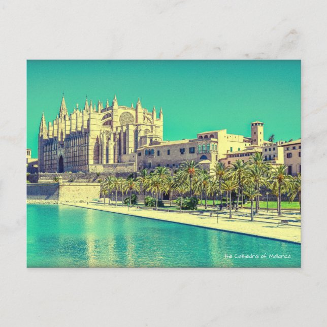 the Cathedral of Mallorca, Palma Postcard (Front)