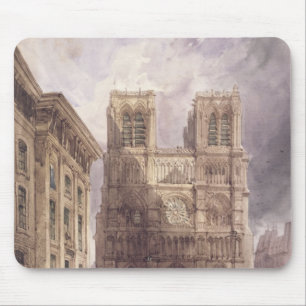 The Cathedral of Notre Dame, Paris, 1836 Mouse Mat