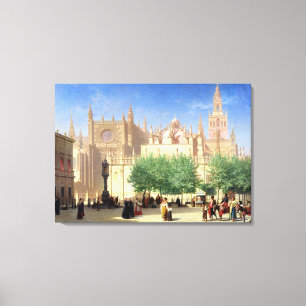 The Cathedral of Seville Canvas Print