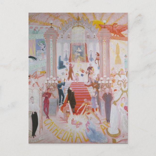 The Cathedrals of Art by Florine Stettheimer Postcard (Front)