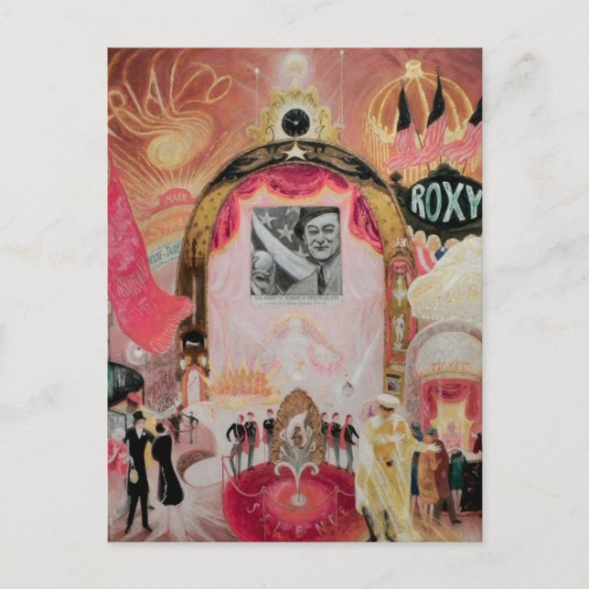 The Cathedrals of Broadway by Florine Stettheimer Postcard (Front)