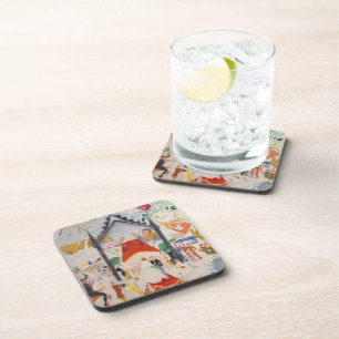 The Cathedrals of Fifth Avenue by Stettheimer Coaster