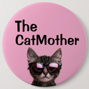 THE CATMOTHER PINK BIG BUTTON