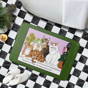 The Cats are in Charge Bath Mat