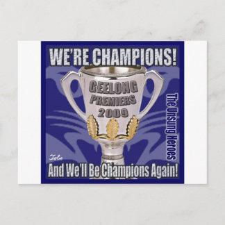 The Cats - Champions 2009 Postcard