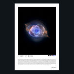 The Cat's Eye Nebula  (NGC 6543) Poster<br><div class="desc">For those,  who are fascinated by the mysterious world of the Universe,  transcend the boundaries of space with these spectacular astronomical views. Your space will surely be brighten up with this wonder from outer space! Add a wonderful accent to your room and office.</div>