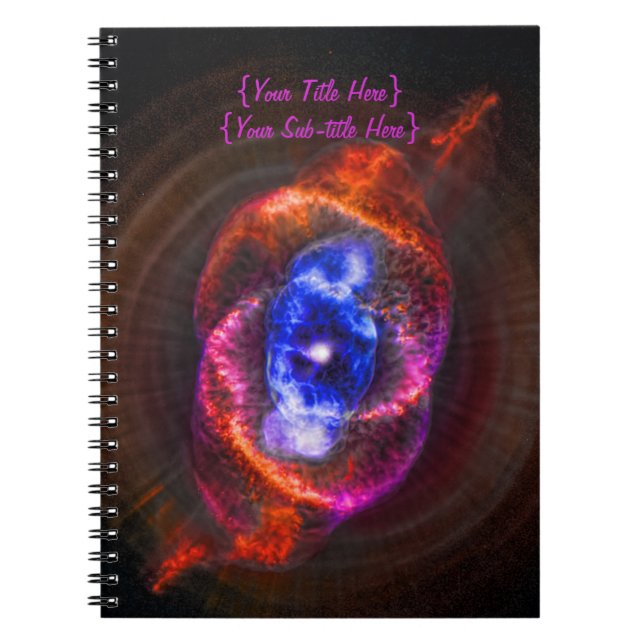 The Cats Eye Nebula Notebook (Front)