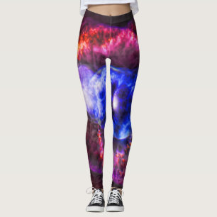 The Cats Eye Nebula outer space exercise Leggings