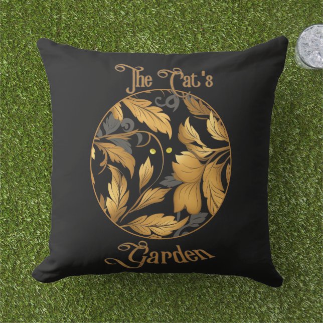 The Cat's Garden  Cushion (Grass)
