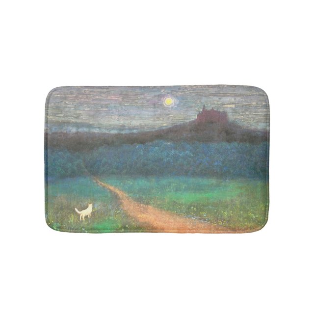 The Cat's Midnight Journey Bath Mat (Front)